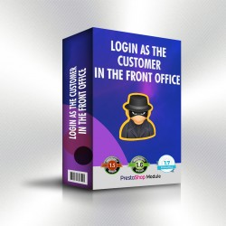 Login as the customer in the front office